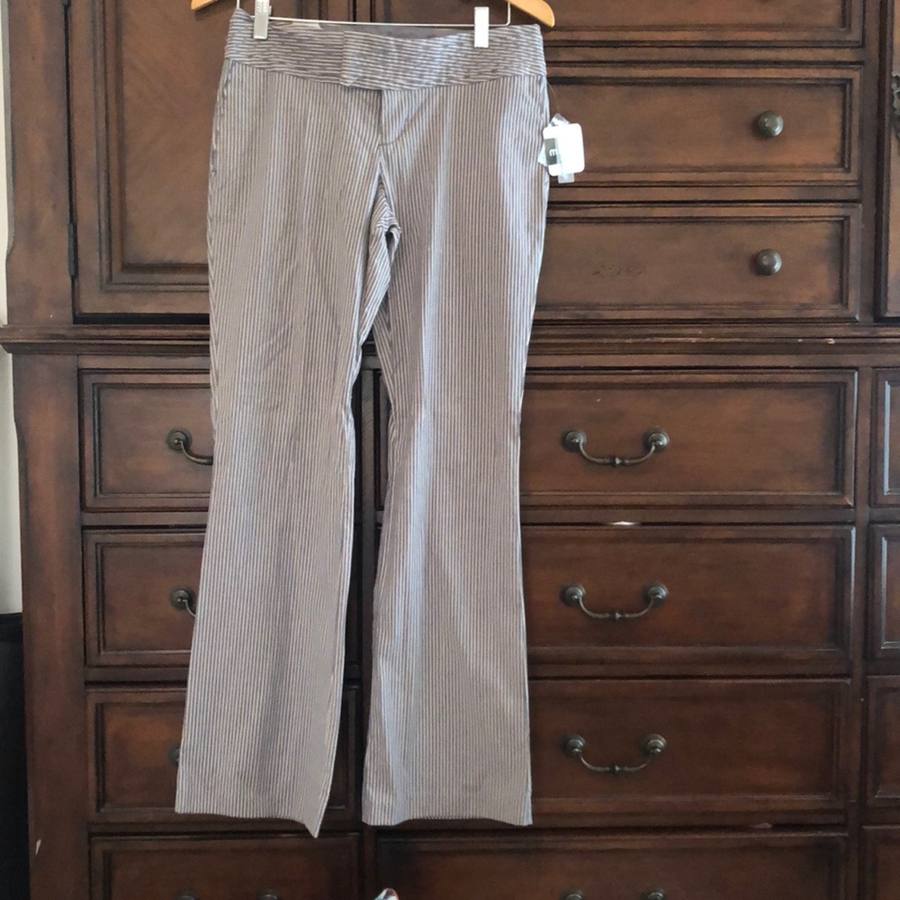 New w/ tags Mossimo stretch striped pants Sz 8